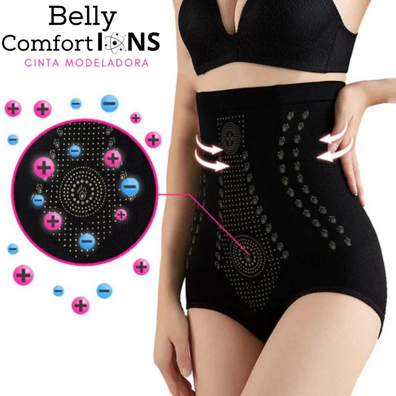 Calcinha com Cinta Magnética Modeladora Belly Comfort™ (Estoque Limitado)